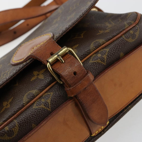 LOUIS VUITTON Monogram Cartouchiere MM Shoulder Bag M51253 LV Auth bs35264