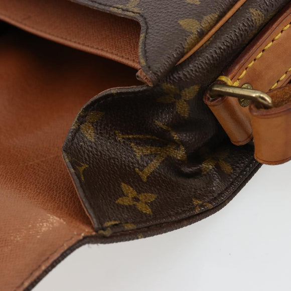 LOUIS VUITTON Monogram Cartouchiere MM Shoulder Bag M51253 LV Auth bs35264