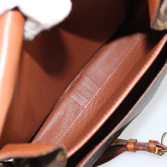 LOUIS VUITTON Monogram Cartouchiere MM Shoulder Bag M51253 LV Auth bs35264