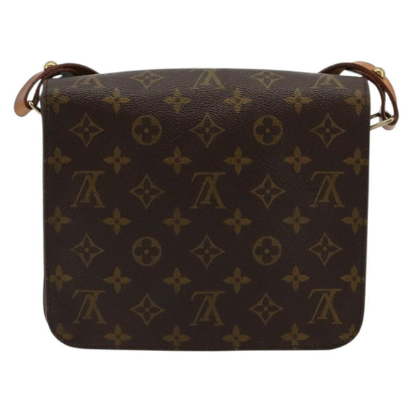 LOUIS VUITTON Monogram Cartouchiere MM Shoulder Bag M51253 LV Auth bs35264