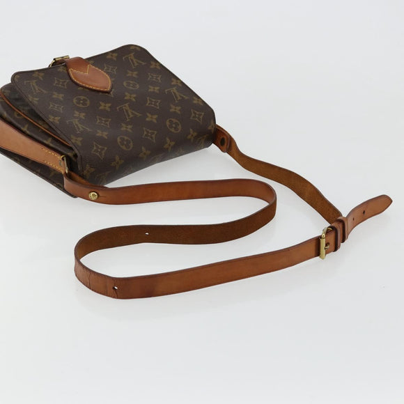 LOUIS VUITTON Monogram Cartouchiere MM Shoulder Bag M51253 LV Auth bs35264