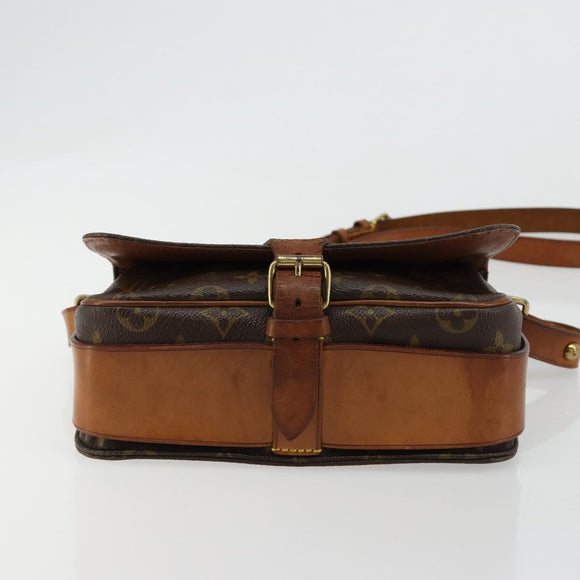 LOUIS VUITTON Monogram Cartouchiere MM Shoulder Bag M51253 LV Auth bs35264