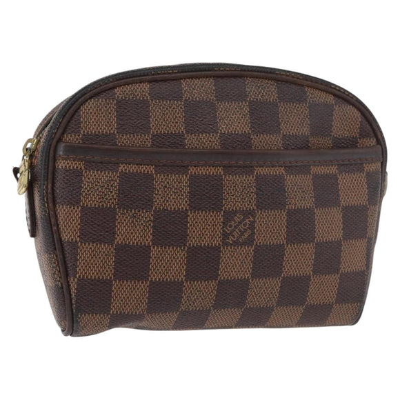 LOUIS VUITTON Damier Ebene Pochette Ipanema Shoulder Bag N51296 LV Auth bs35266