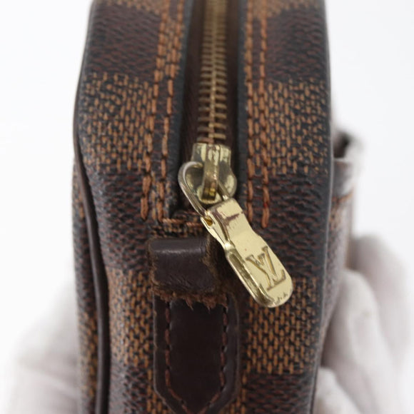 LOUIS VUITTON Damier Ebene Pochette Ipanema Shoulder Bag N51296 LV Auth bs35266