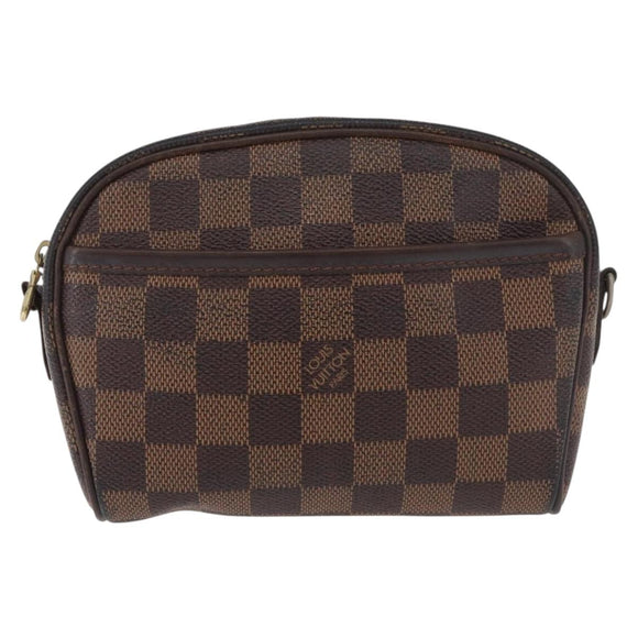 LOUIS VUITTON Damier Ebene Pochette Ipanema Shoulder Bag N51296 LV Auth bs35266