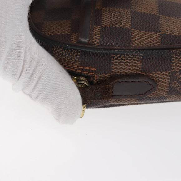 LOUIS VUITTON Damier Ebene Pochette Ipanema Shoulder Bag N51296 LV Auth bs35266