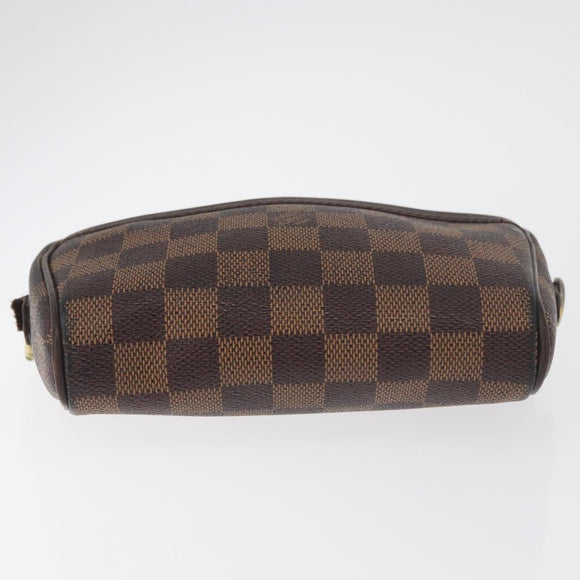 LOUIS VUITTON Damier Ebene Pochette Ipanema Shoulder Bag N51296 LV Auth bs35266