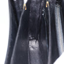 CELINE Horse Carriage Shoulder Bag Leather Black Gold Auth bs35269-20