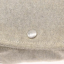 HERMES New Fourre Tout Bassas PM Shoulder Bag Cotton Gray Silver Auth bs35271-14
