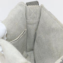 HERMES New Fourre Tout Bassas PM Shoulder Bag Cotton Gray Silver Auth bs35271-18