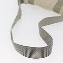 HERMES New Fourre Tout Bassas PM Shoulder Bag Cotton Gray Silver Auth bs35271-7