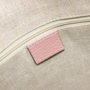 GUCCI Hand Bag Leather 2way Pink Gold 449651 Auth bs35273A-19