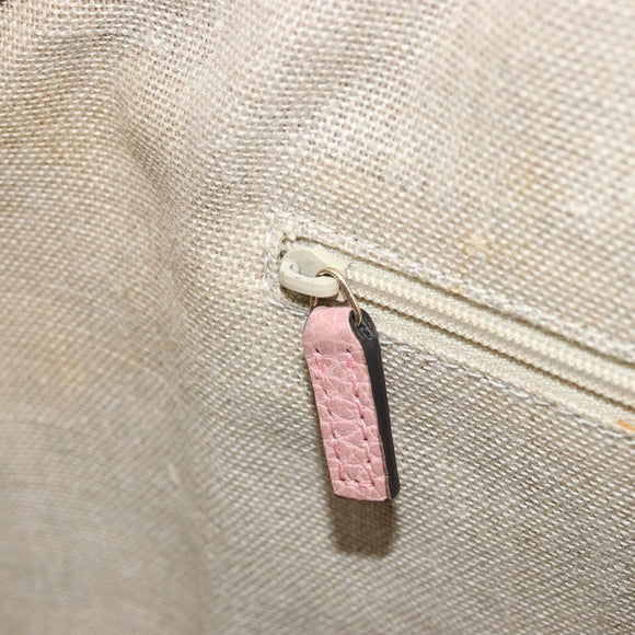 GUCCI Hand Bag Leather 2way Pink Gold 449651 Auth bs35273A