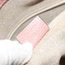 GUCCI Hand Bag Leather 2way Pink Gold 449651 Auth bs35273A-25