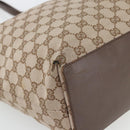 GUCCI GG Canvas Tote Bag Beige Gold 002 1098 1705 Auth bs35275-14