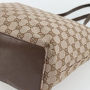 GUCCI GG Canvas Tote Bag Beige Gold 002 1098 1705 Auth bs35275-15