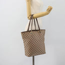 GUCCI GG Canvas Tote Bag Beige Gold 002 1098 1705 Auth bs35275-21