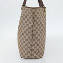 GUCCI GG Canvas Tote Bag Beige Gold 002 1098 1705 Auth bs35275-4