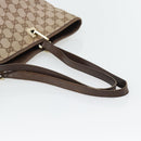 GUCCI GG Canvas Tote Bag Beige Gold 002 1098 1705 Auth bs35275-7
