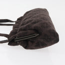 BOTTEGA VENETA Shoulder Bag Cotton Brown Auth bs35278-4