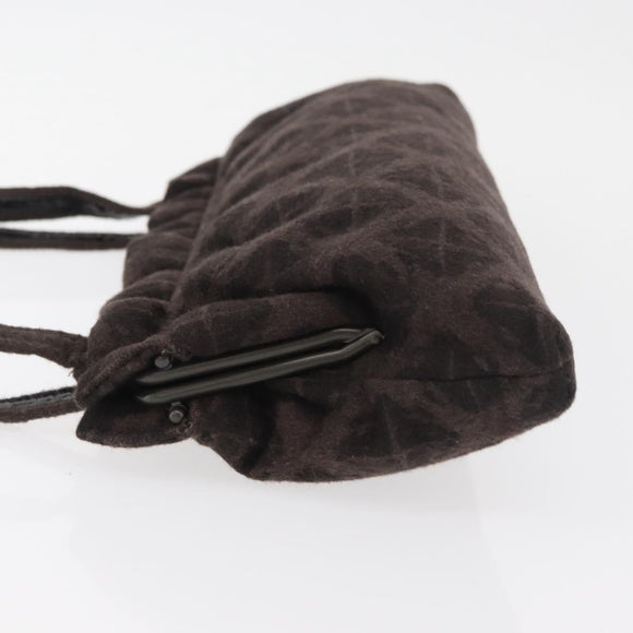 BOTTEGA VENETA Shoulder Bag Cotton Brown Auth bs35278