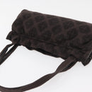 BOTTEGA VENETA Shoulder Bag Cotton Brown Auth bs35278-6