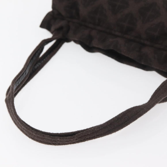 BOTTEGA VENETA Shoulder Bag Cotton Brown Auth bs35278