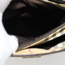 BURBERRY Nova Check Handtasche PVC Beige Auth bs35282-22