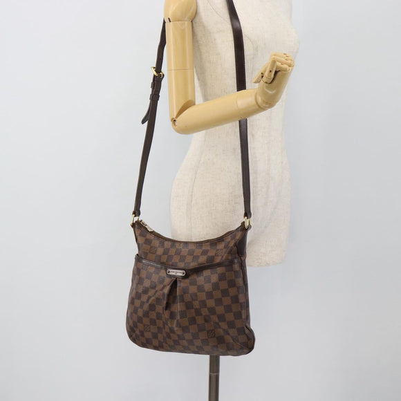 LOUIS VUITTON Damier Ebene Bloomsbury PM Shoulder Bag N42251 LV Auth bs35283