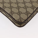 GUCCI GG Supreme Web Sherry Line Tasche PVC Beige Gold 904 02 035 Auth bs35284-14