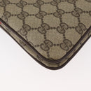 GUCCI GG Supreme Web Sherry Line Tasche PVC Beige Gold 904 02 035 Auth bs35284-16