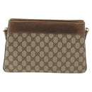 GUCCI GG Supreme Web Sherry Line Tasche PVC Beige Gold 904 02 035 Auth bs35284-2