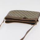 GUCCI GG Supreme Web Sherry Line Tasche PVC Beige Gold 904 02 035 Auth bs35284-6