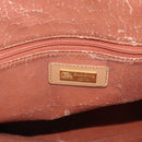 Burberrys Nova Check Hand Bag PVC Beige Gold Auth bs35285-11