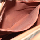 Burberrys Nova Check Hand Bag PVC Beige Gold Auth bs35285-20
