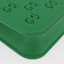 GUCCI GG Children's Tote Bag Rubber Green 679365 Auth bs35286A-10