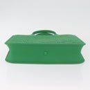 GUCCI GG Children's Tote Bag Rubber Green 679365 Auth bs35286A-9