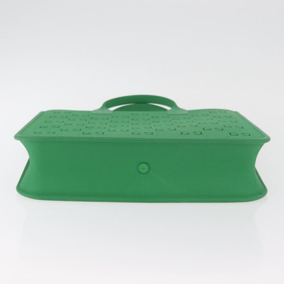 GUCCI GG Children's Tote Bag Rubber Green 679365 Auth bs35286A