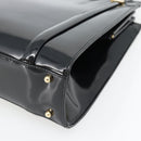 GUCCI Tote Bag Patent leather Black Gold 001 781 1735 Auth bs35287-10