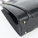 GUCCI Tote Bag Patent leather Black Gold 001 781 1735 Auth bs35287-11