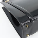 GUCCI Tote Bag Patent leather Black Gold 001 781 1735 Auth bs35287-13