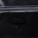 GUCCI Tote Bag Patent leather Black Gold 001 781 1735 Auth bs35287-15
