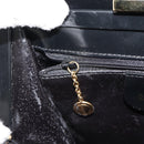 GUCCI Tote Bag Patent leather Black Gold 001 781 1735 Auth bs35287-19
