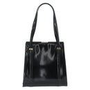 GUCCI Tote Bag Patent leather Black Gold 001 781 1735 Auth bs35287-2