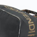 FENDI Handtas Nylon Zwart Zilver Auth bs35293-10