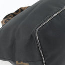 FENDI Handtas Nylon Zwart Zilver Auth bs35293-13