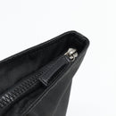 FENDI Handtas Nylon Zwart Zilver Auth bs35293-14