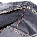 FENDI Handtas Nylon Zwart Zilver Auth bs35293-18