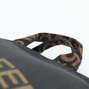 FENDI Handtas Nylon Zwart Zilver Auth bs35293-8