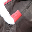 GUCCI GG Canvas Guccissima bamboo Hand Bag Leather Red Gold 339548 Auth bs35296-12